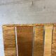 Vintage screen in straw and braided rope