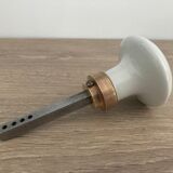Round door handle in Limoges porcelain