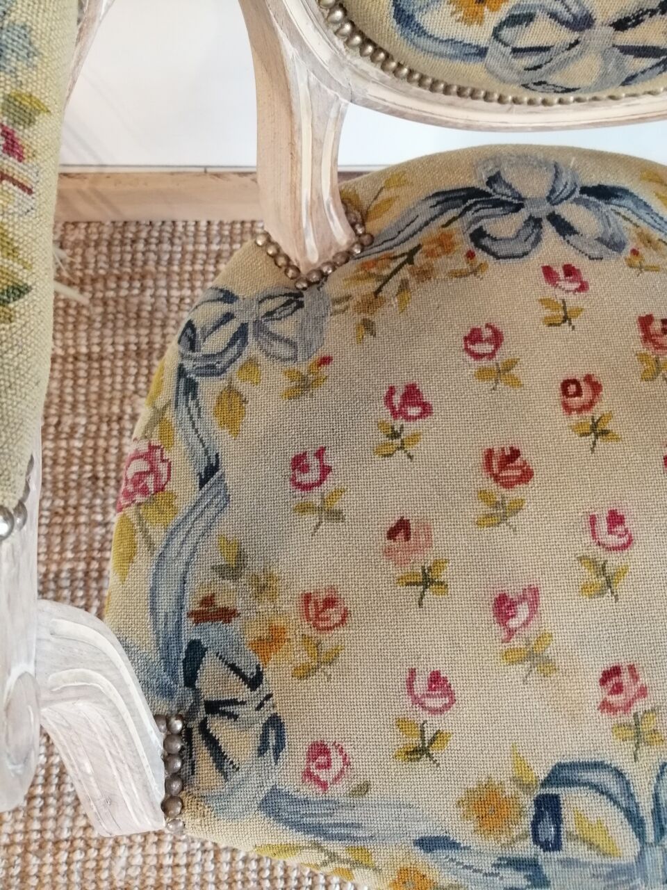 Pair of Louis XVI period armchairs