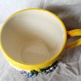 Decorative ceramic mug - Embossed fruit patterns