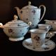 Porcelain coffee service of Limoges France era Art Deco