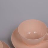 Digoin porcelain cups and saucers