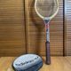 Raquette Tennis Ancienne ADIDAS Ilie Nostase Bois Sport + Housse Vinta