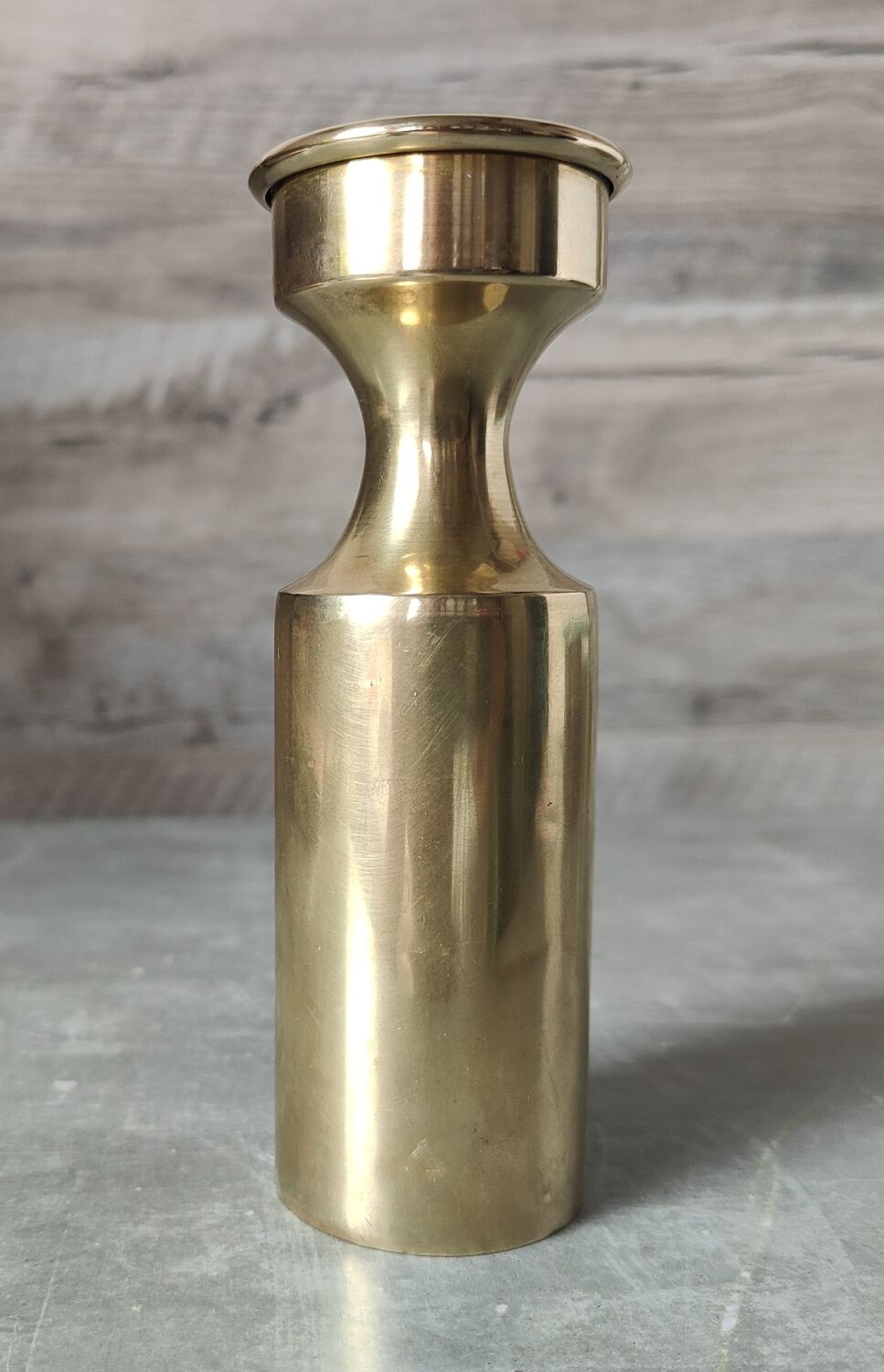 Brass candle holder