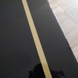 Coffee table in black lacquer 1970