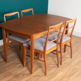 Retro Teak 1960s Vanson Dining Table & 4 Chairs