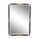Miroir Art déco 1930 laqué rouge et dorée