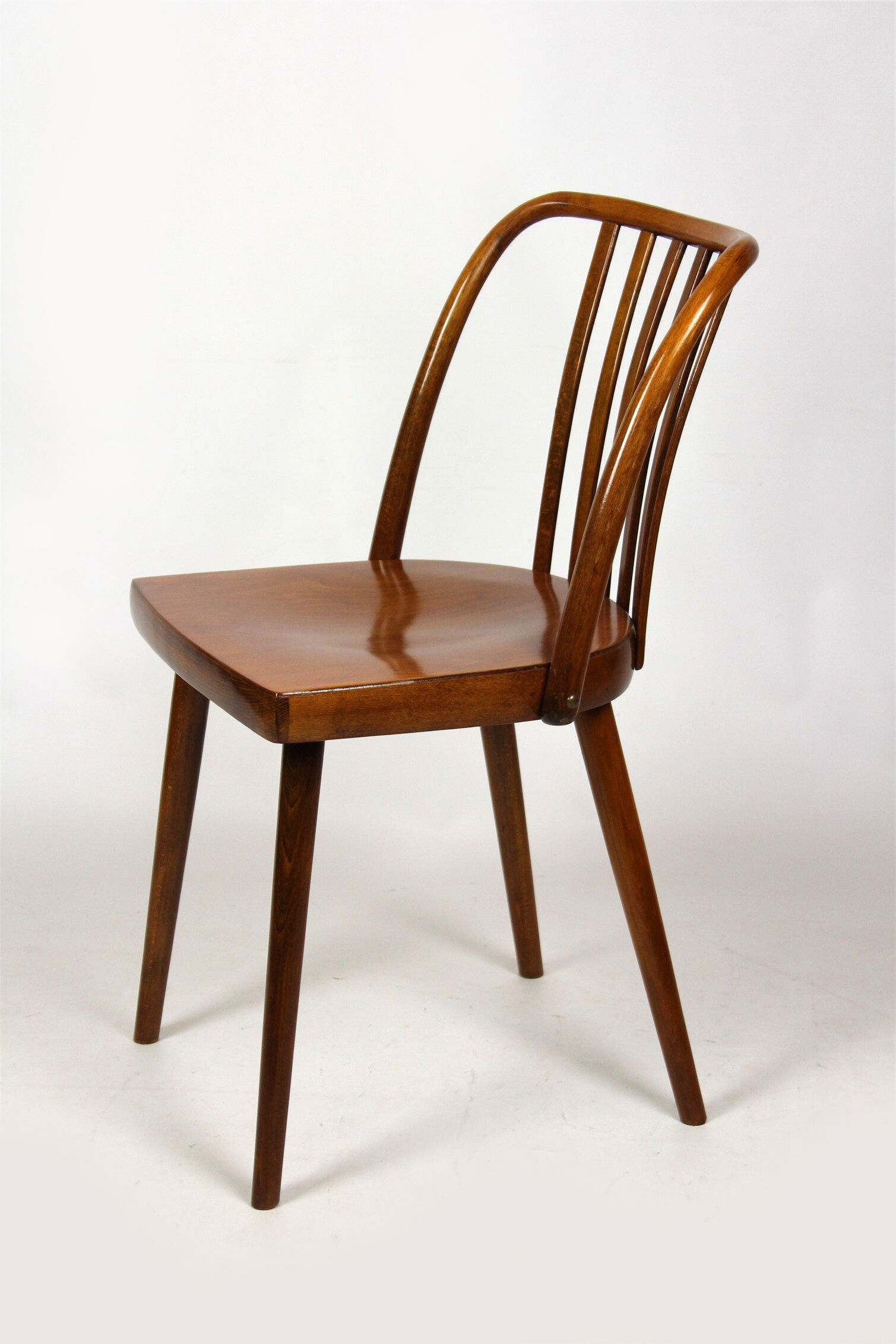 Czech wooden chairs by Antonin Suman for Ton 1960