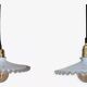 Lot de 2 luminaires opaline