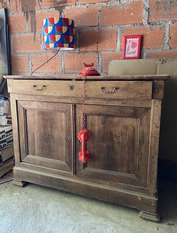 Buffet campagnard 1 seul tiroir - produit rare