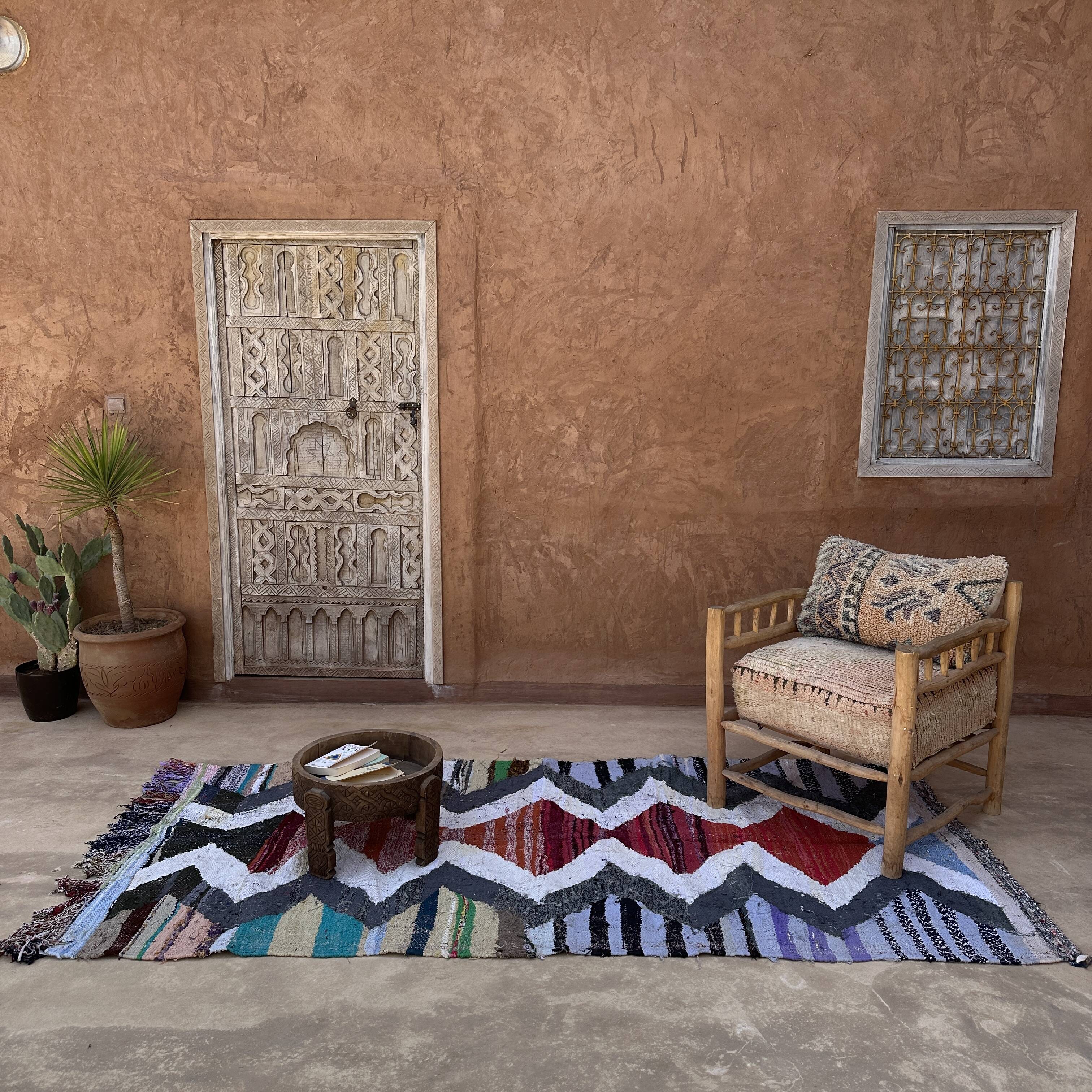 Colorful Moroccan rug - 130 x 270 cm