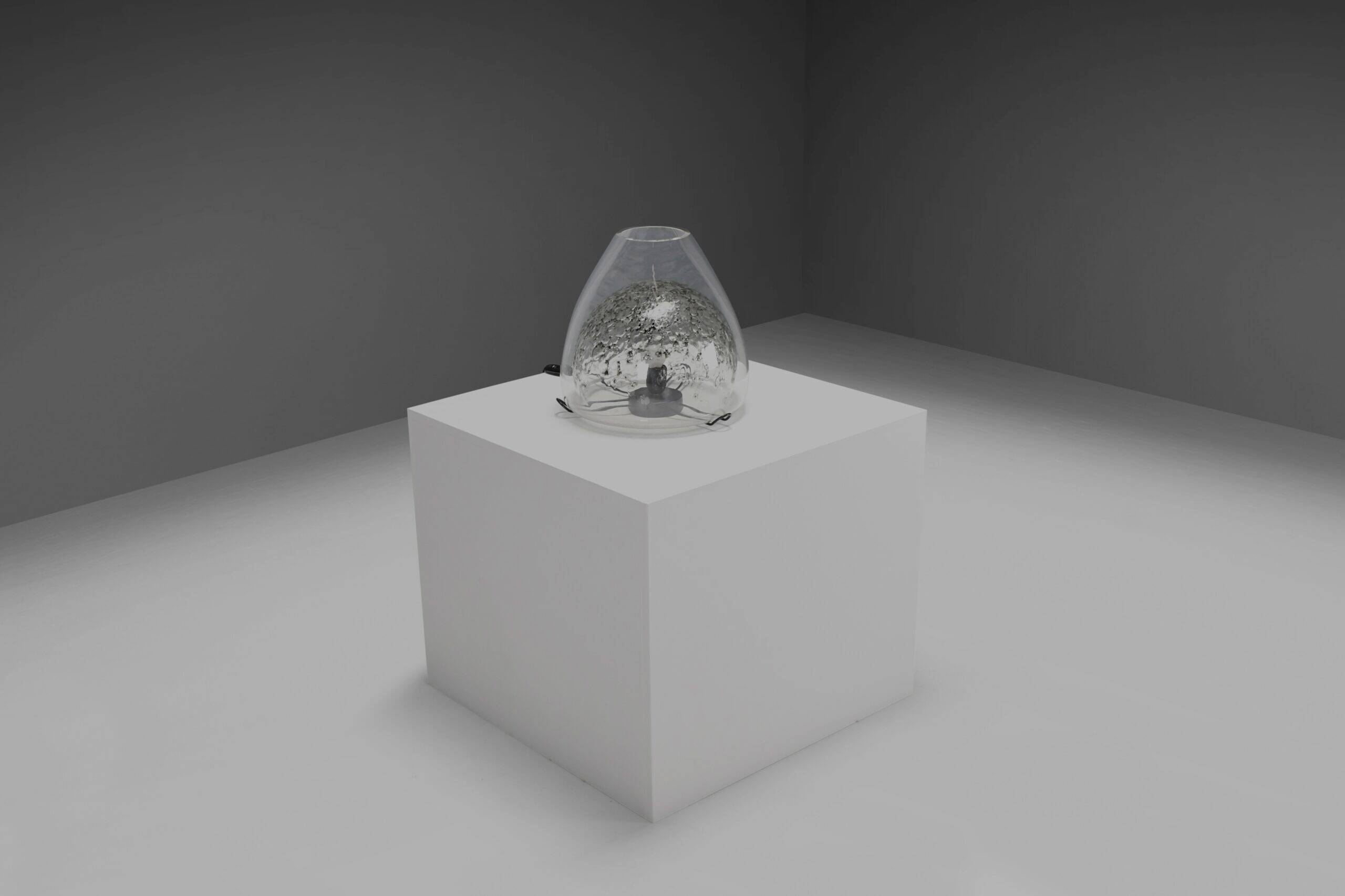 Large Murano glass table lamp by La Murrina, Italy 1970s