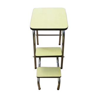 Yellow formica stepladder