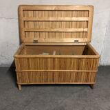 Rattan storage box