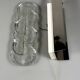 1960s 1970s Ice Glass Wall Sconce by J.T. Kalmar Franken KG Austria