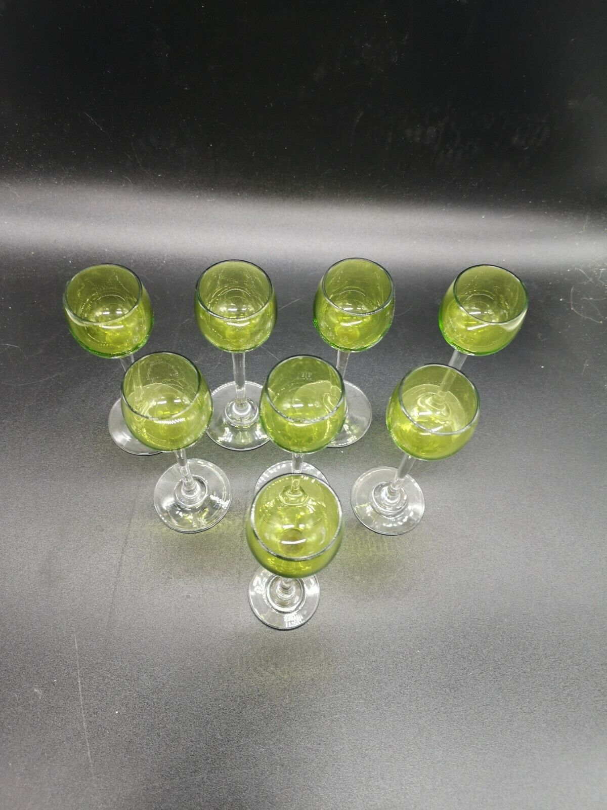 Service de 8 verres liqueur en cristal
