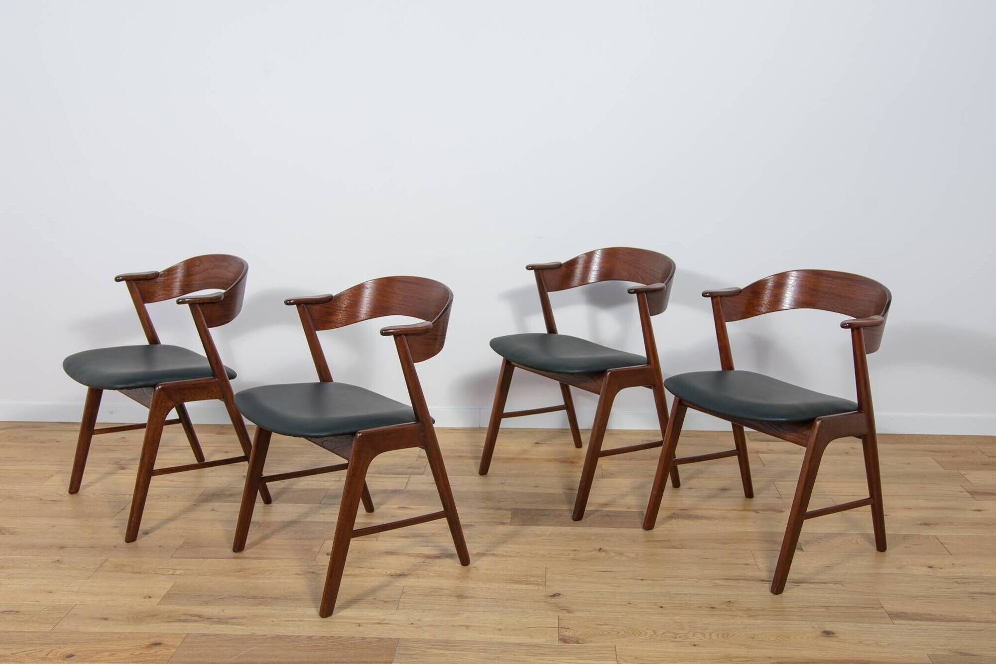 Mid-Century Danish Teak Chairs from Korup Stolefabrik, Denmark, 1960s, Set of 4