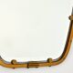 Superb free-form mirror in solid brass from the 50s/60s vintage.