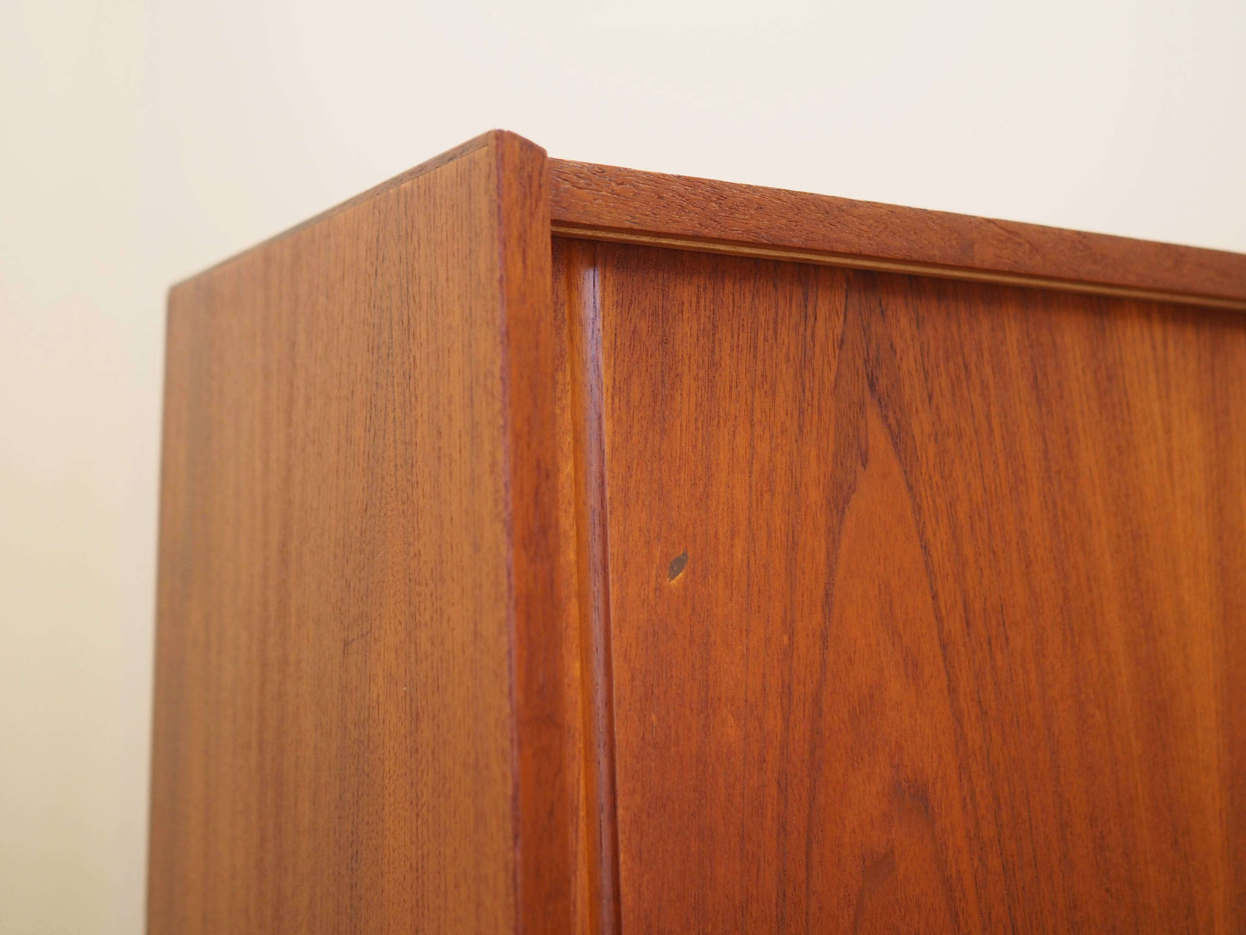 Teak highboard, Danish design, 1960s, production: Denmark
