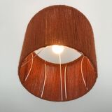 Orange wool lampshade
