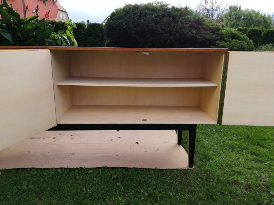 Vintage sideboard on high legs, 1960s / 1970s