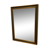 Miroir vert et doré 58x78cm
