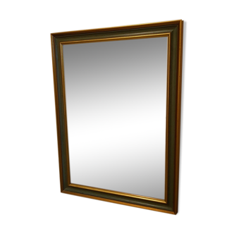 Miroir vert et doré 58x78cm
