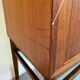 Vintage tambour cabinet teak