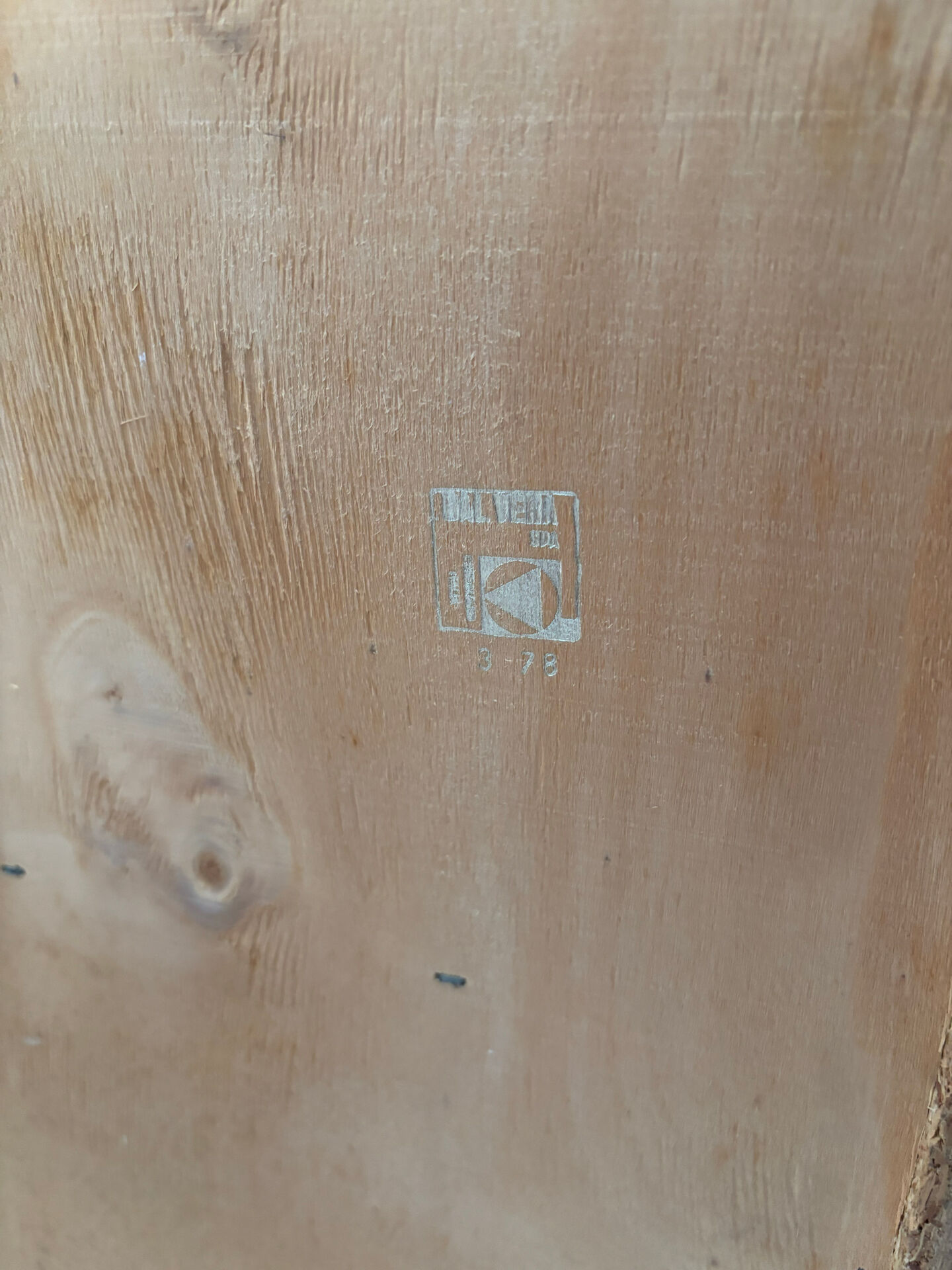 Commode bois et bambou Dalvera, 1970
