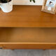 Vintage oak commode from the 1960s.