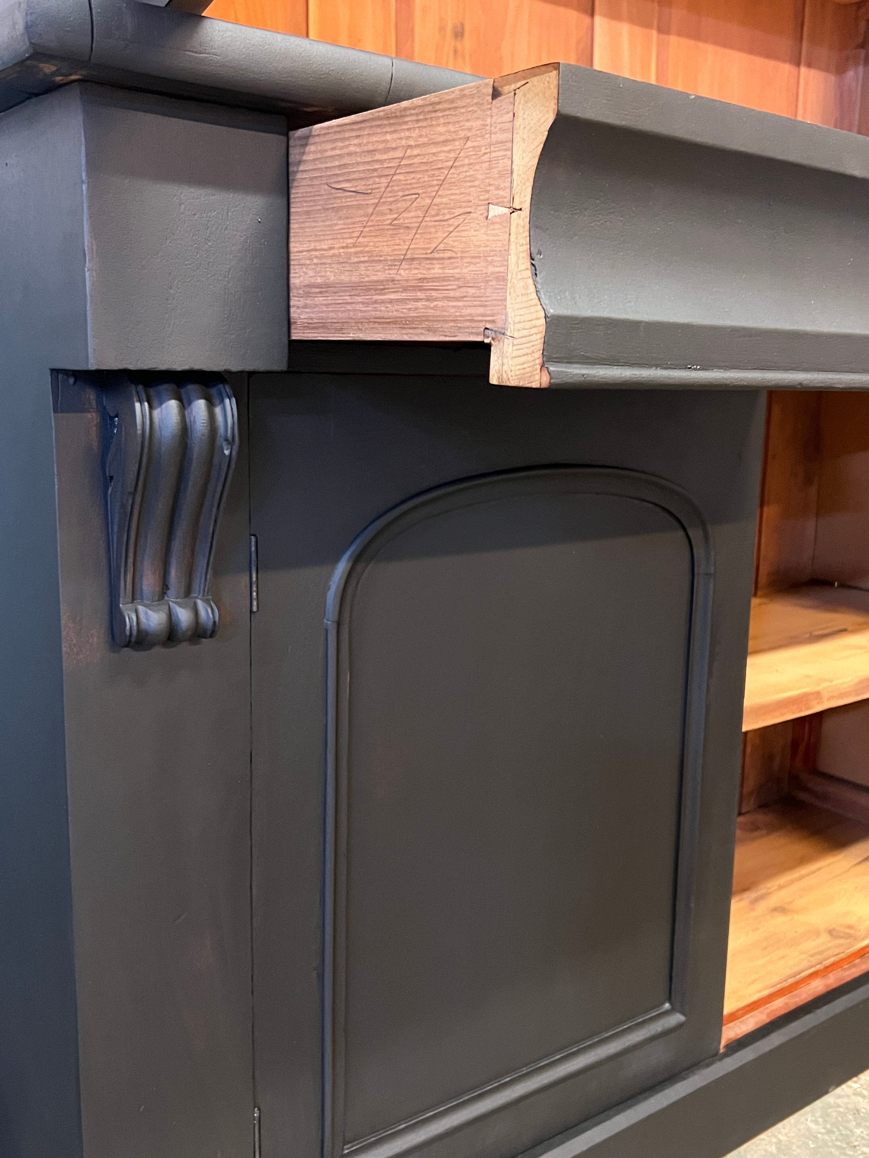 English two-body sideboard