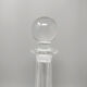 Carafe et verres en cristal elegant italian mid century des années 1960 avec 6 verres en cristal