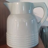 Art Deco Pichet Longwy, Celadon Green. 1930s-1940s.