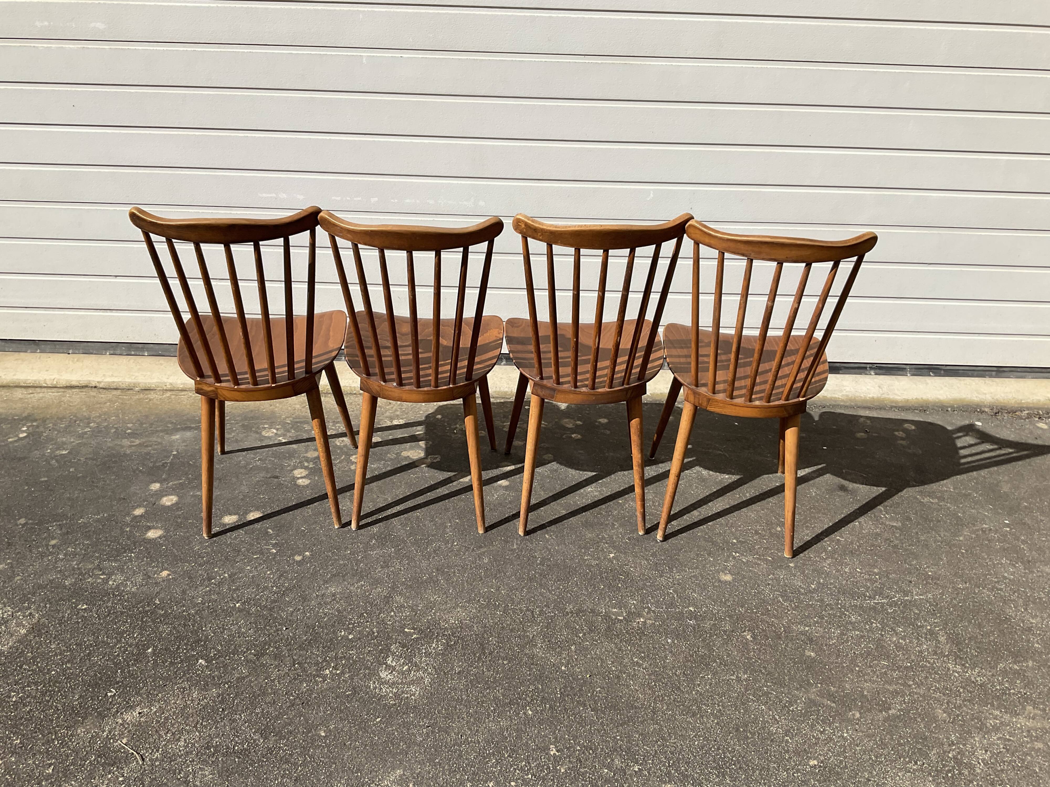 4 chairs