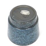 Knabstrup ceramic plant pot / 1960s / blue / Mid Century Danish Modern Design