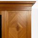Large Art Nouveau cabinet in marquetry oak 1918-1930