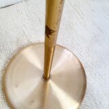 Scandinavian floor lamp gilded and black, 1970