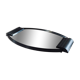 Art deco cubist bakelite mirrored tray, France 1930s