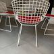 Bertoia Knoll chair with original red Knoll cushion in perfect condition.