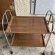 Vintage folding trolley serving cart