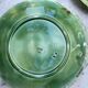 Set 8 slush plates with leaf decoration