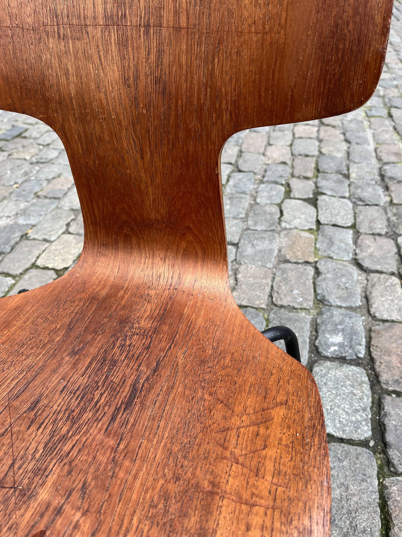 Chaise en teck par Arne Jacobsen, Danemark, 1960's