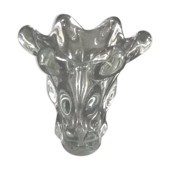 Vase "giraffe head" in a crystal cascade from the 1950