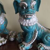Important pair of Fo dogs