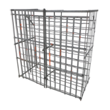 Steel wine rack for 200 bottles