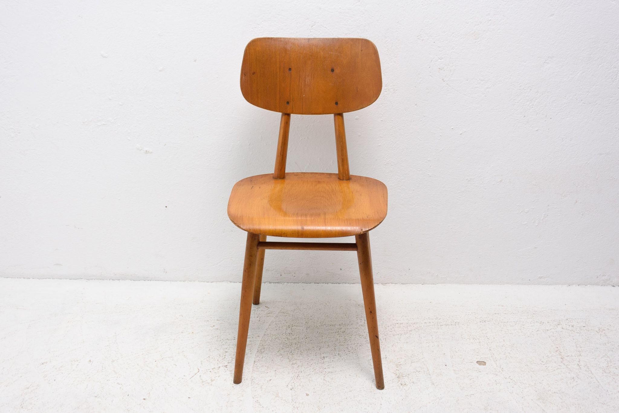 Mid century dining chairs Ton, set of four, 1960