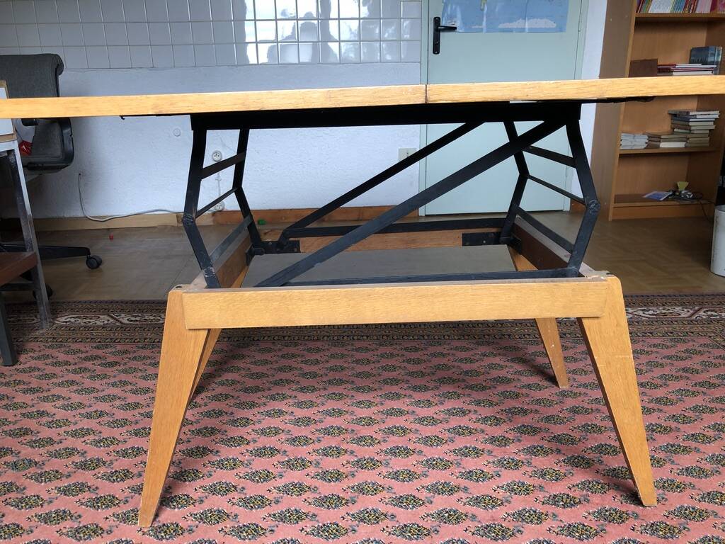 Vintage 60s transformable table