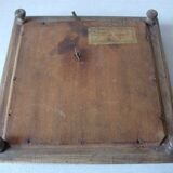 Old trifle music box Art Deco glass décor Carnival of Venice parrot