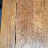 Wooden farmhouse table