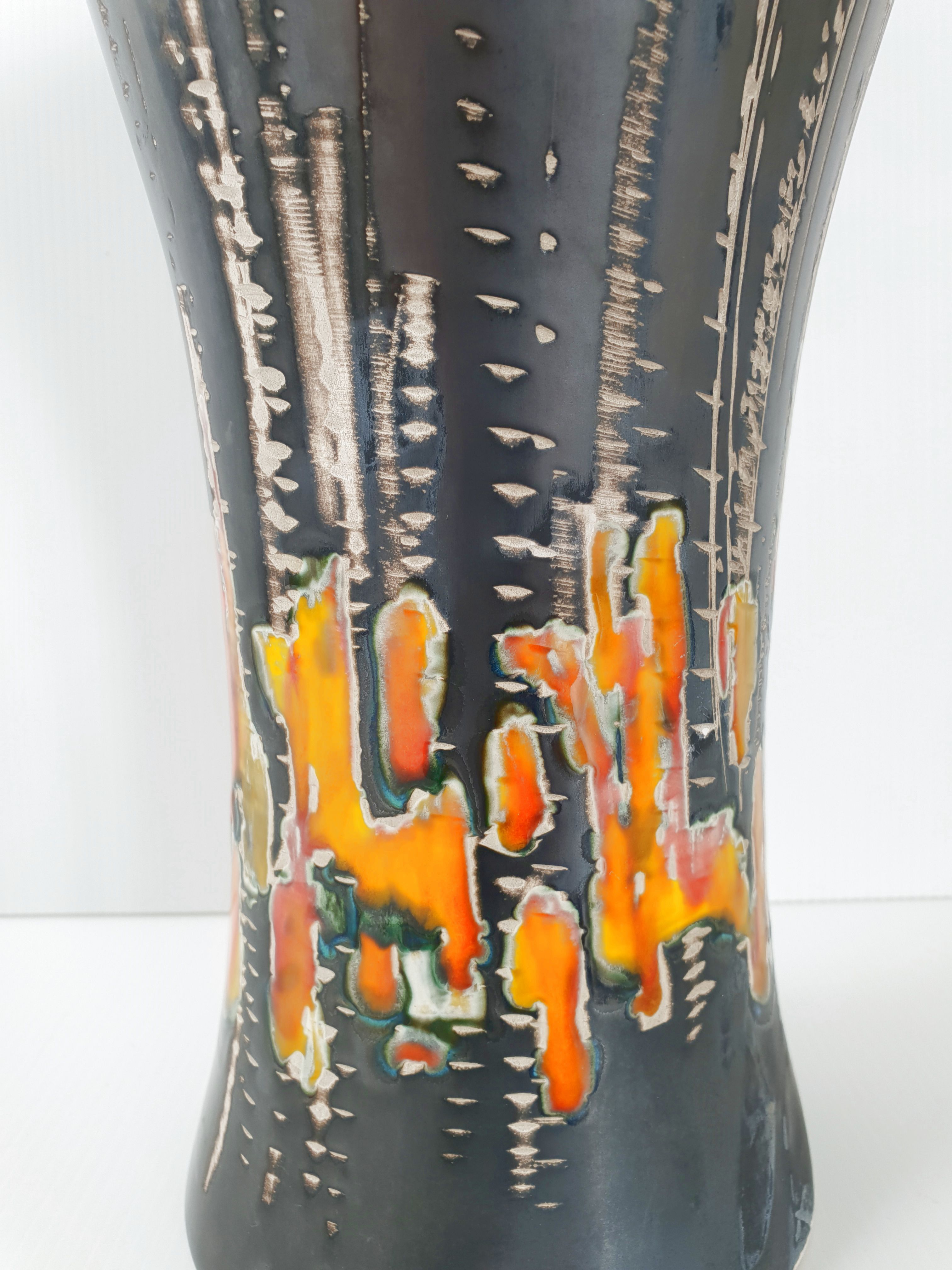 Vintage diabolo vase by Jean Varoqueaux